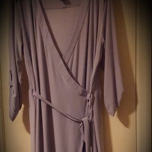 Ashley Stewart beautiful wrap dress